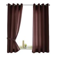 VORHANG 2ER SET BERLIN HxB 175x140cm Braun - Braun, Textil (140/175/175cm) - Gardinenbox