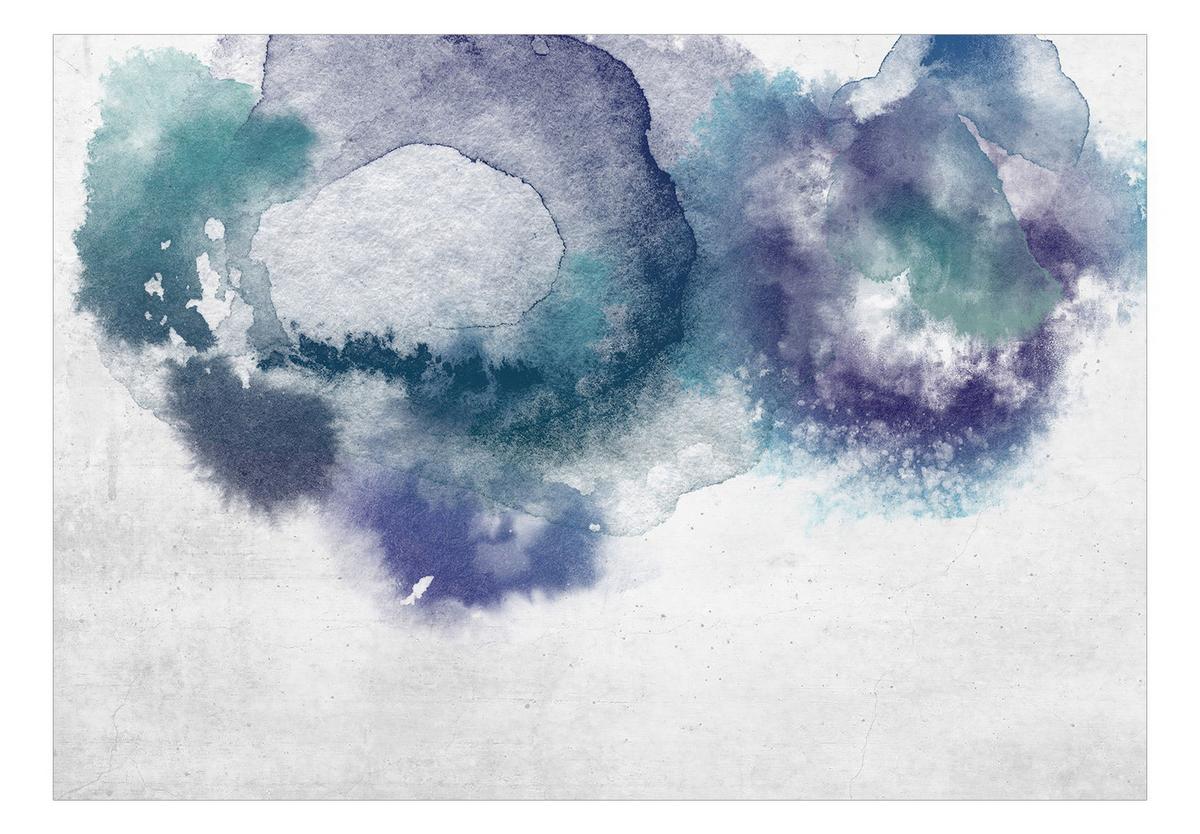 SELBSTKLEBENDE FOTOTAPETE 294/210 cm - Blau/Grau, Kunststoff/Textil (294/1cm) - KUNSTLOFT