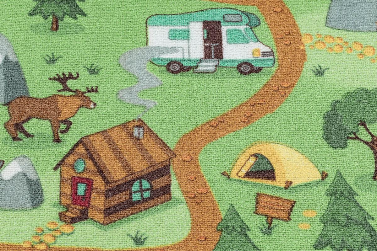 TEPPICH Rebel Roads 95/133 cm - Pastellgrün, Textil (95/133cm) - rugsX