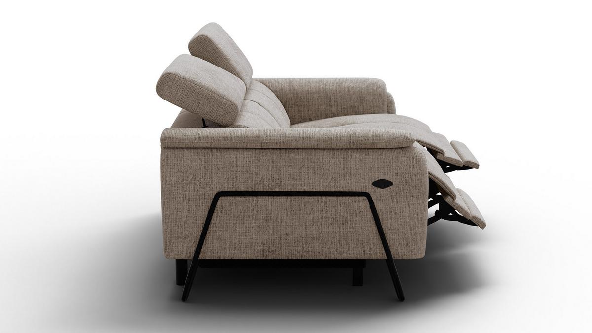 RELAXSOFA RODEN 2-Sitzer, beige - Beige, Holz/Textil (152/82/103cm) - Wozimo