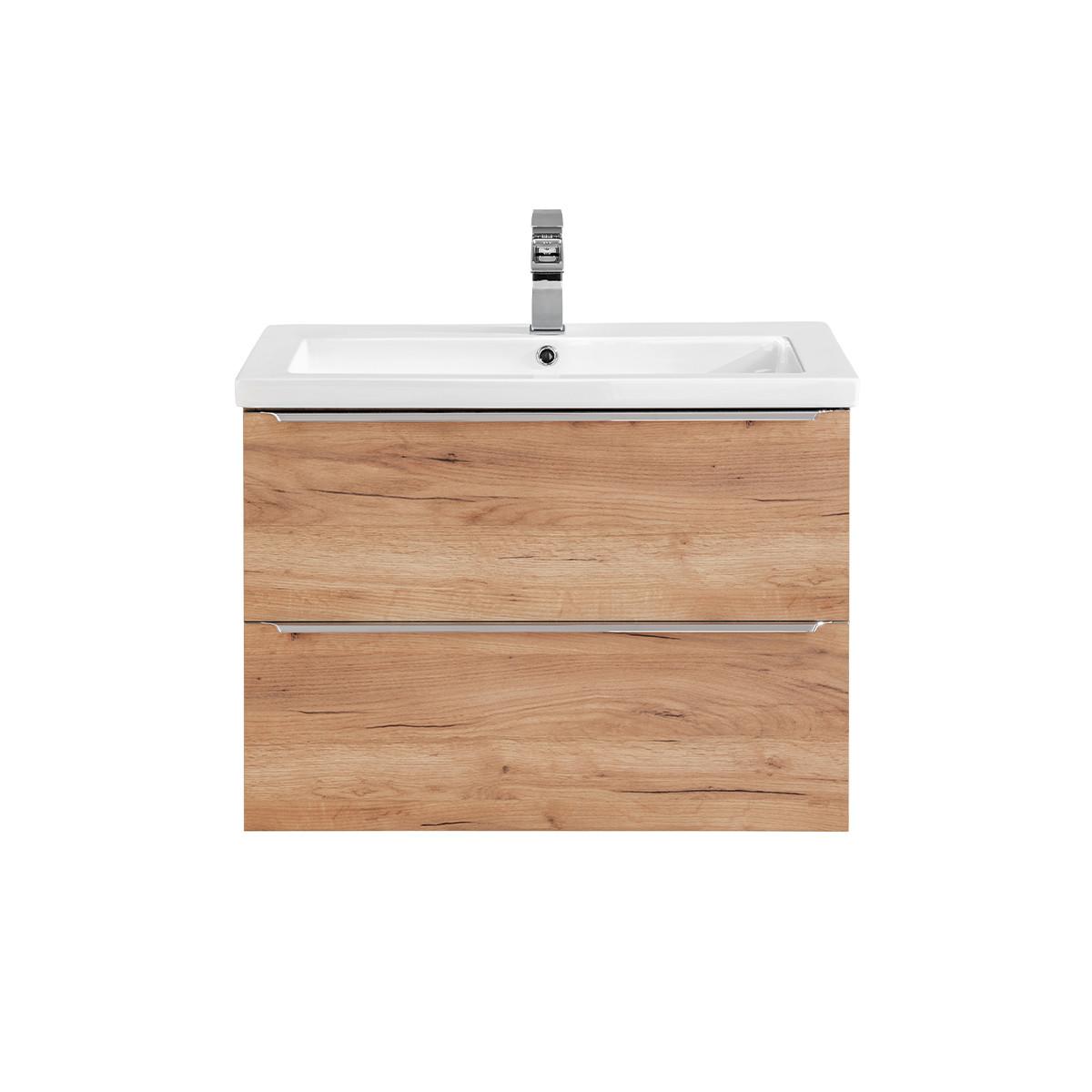 WASCHTISCH 80cm April Holz - Braun, Holzwerkstoff (80/57/46cm) - Petits-meubles