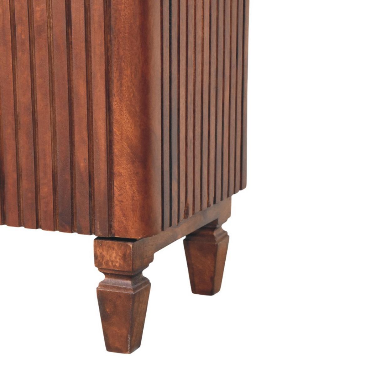SCHRANK mit Wine-Wood-Oak-Finish, 2 Türen, 2 Innenablagen, dunkelbraun - Dunkelbraun, Holz (75/76/35cm) - Artisan Furniture