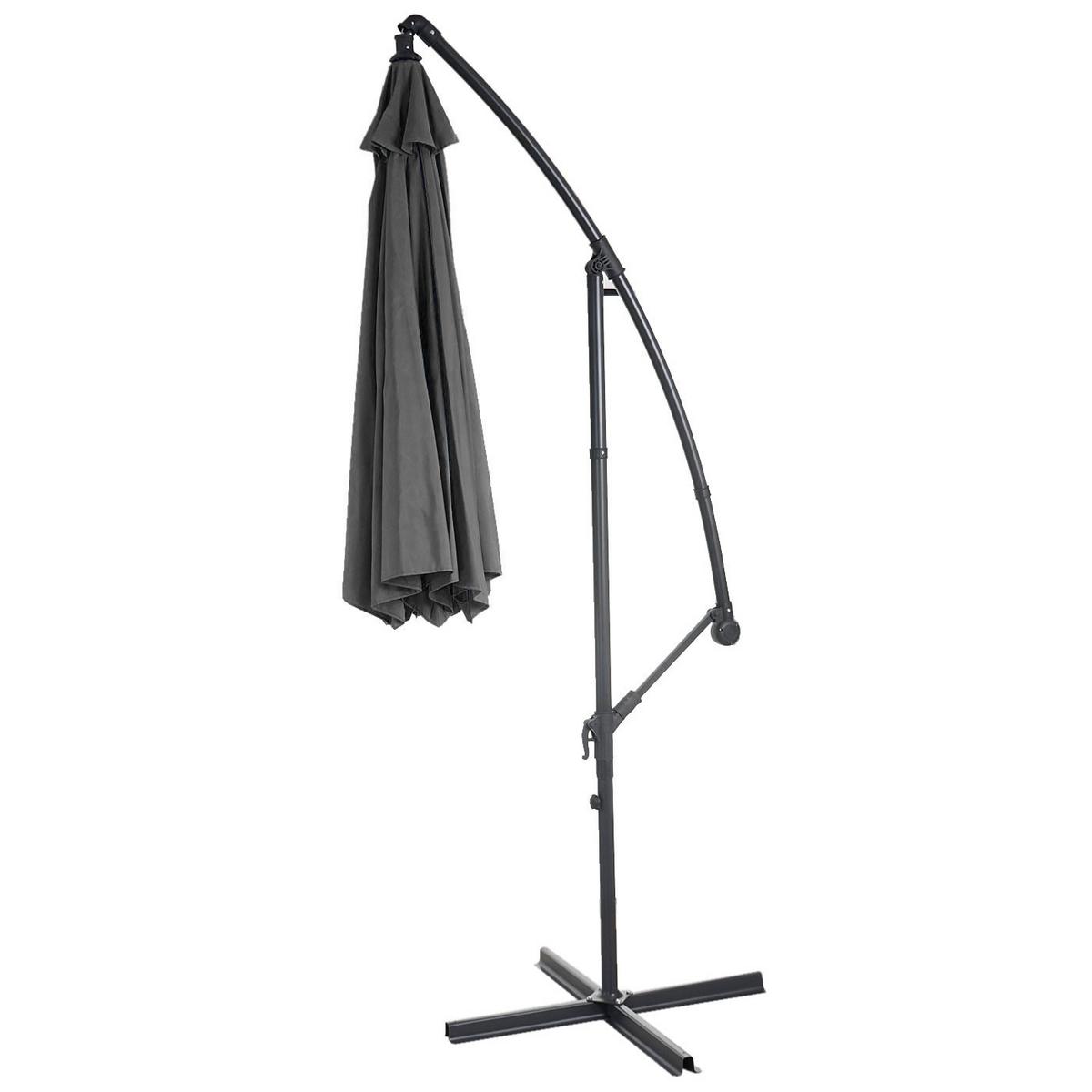 AMPELSCHIRM NEIGBAR Grau - Grau, Textil (360/295cm) - MCW