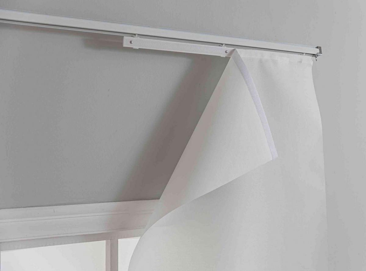 SCHIEBEGARDINE New Amsterdam HxB 245x60 cm Creme - Creme, Textil (60/245cm) - Gardinenbox