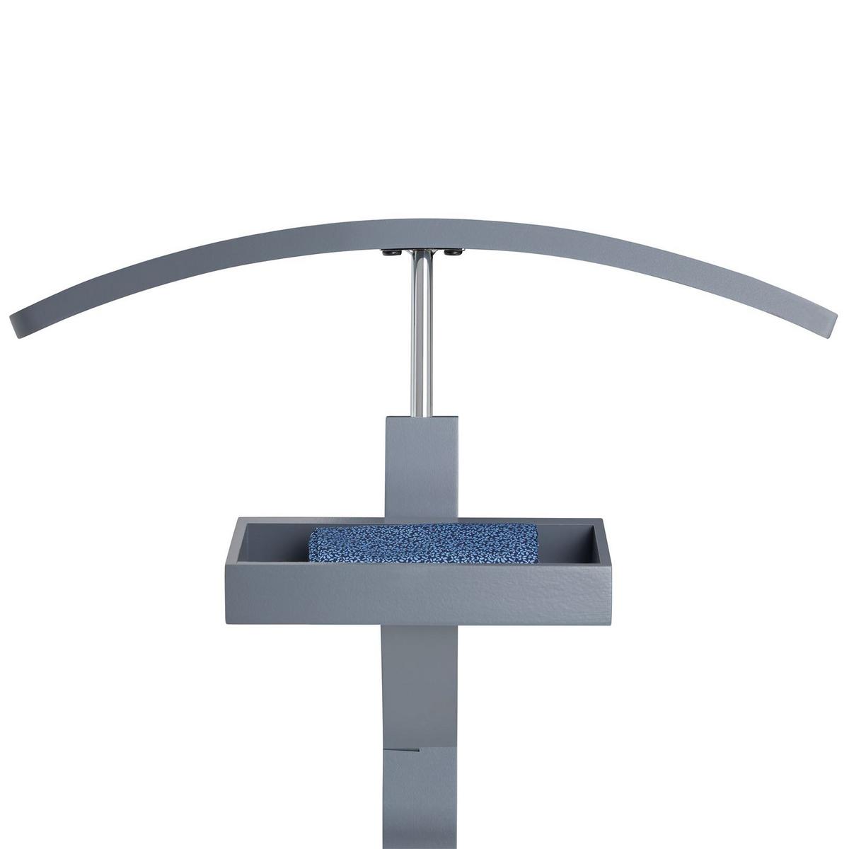HERRENDIENER ROBIN grau - Grau, Holz (45/117/34cm) - IDIMEX
