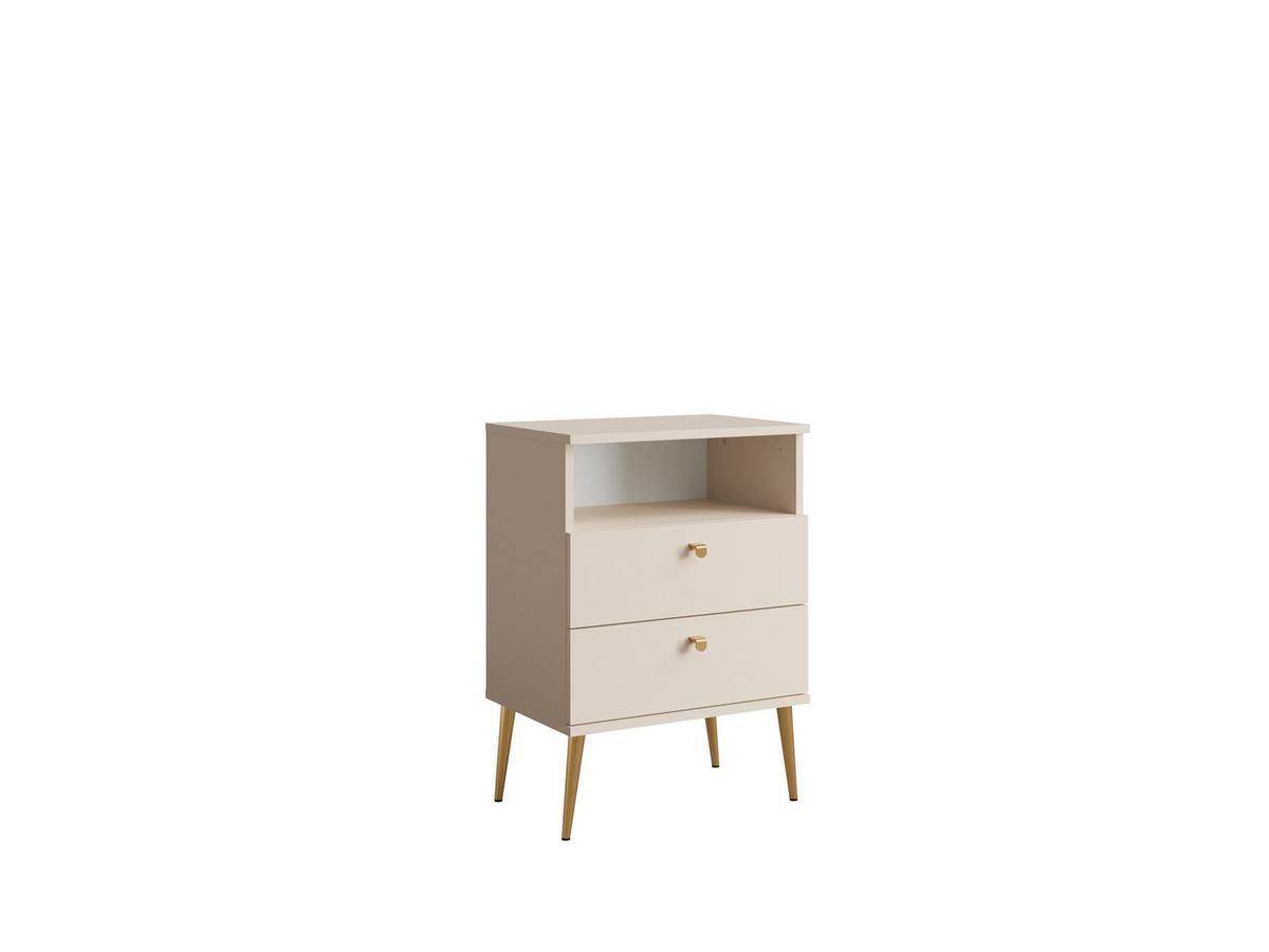 NACHTTISCH Beige 50/69,5/33,9 - Beige, Holzwerkstoff (50/70/34cm) - RAUMHIRSCH FURNITURE
