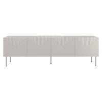 TV-LOWBOARD Art Deco Cashmere 4D 190 - Kaschmir, Holzwerkstoff/Metall (191/58/40cm) - MIRJAN24