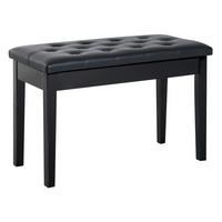 KLAVIERHOCKER, Klavierbank, Schwarz - Schwarz, Holz (36/50/76cm) - HOMCOM