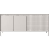 SIDEBOARD Cindy Beige 187/81/40 cm - Beige/Braun, Holzwerkstoff/Metall (187.1/81.4/39.5cm) - WFL GROUP
