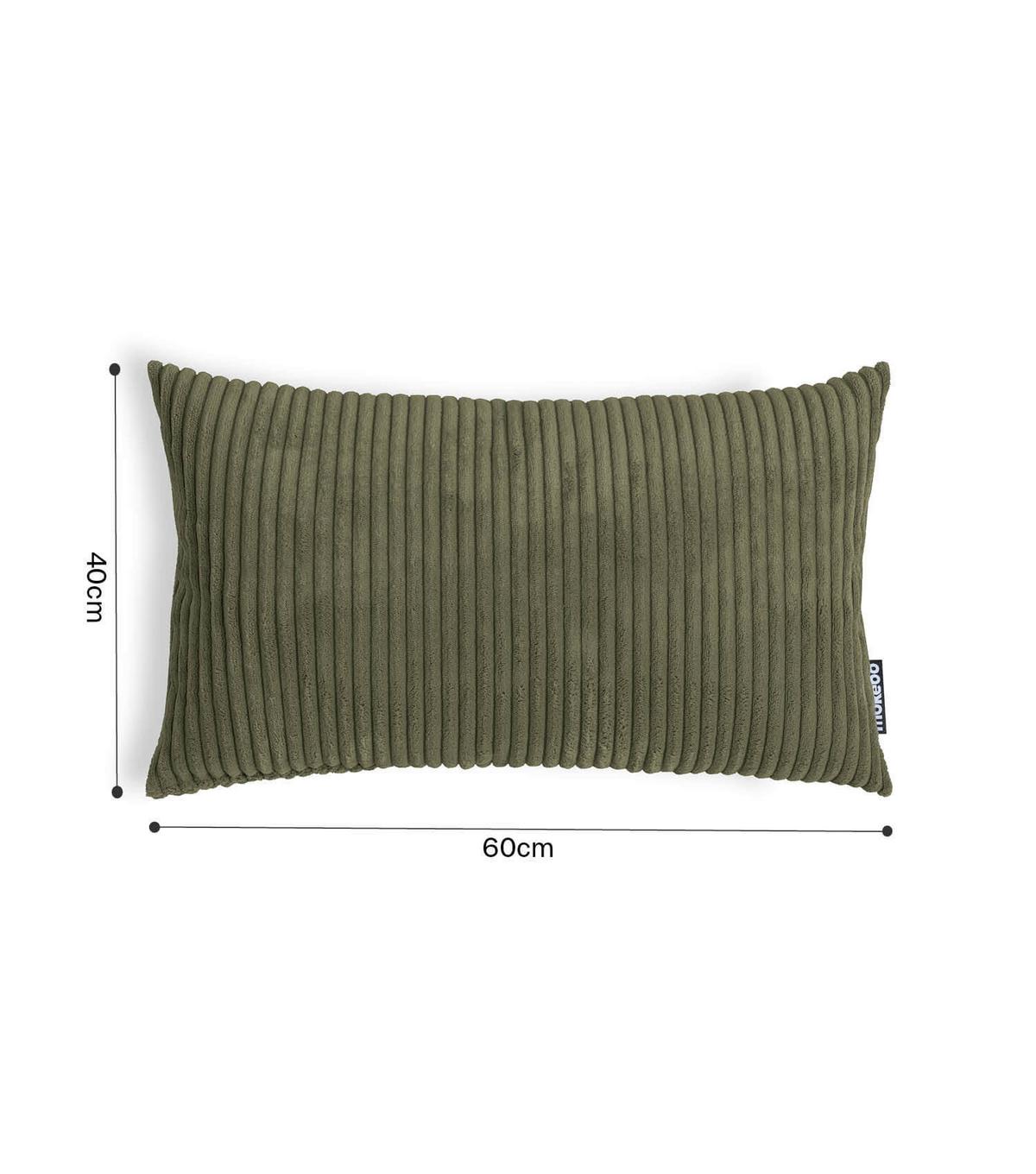 SOFAKISSEN Rest 2er-Set - Grün, Textil (40/60cm) - Mokebo