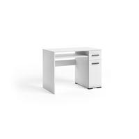 SCHREIBTISCH ALBANO 105x56x75 cm Bürotisch Computertisch, Weiß - Weiß, Holzwerkstoff (56/105/75cm) - MASSENO