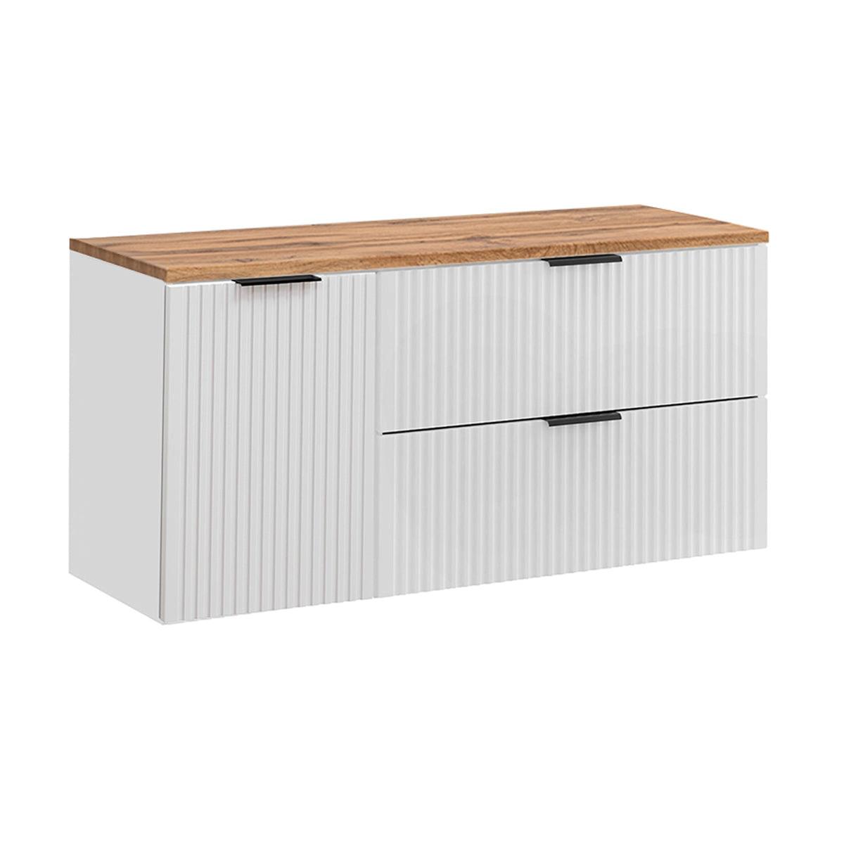 WASCHTISCHUNTERSCHRANK 120.8cm Adriel Weiß - Weiß, Holzwerkstoff (120.8/59/46cm) - Petits-meubles