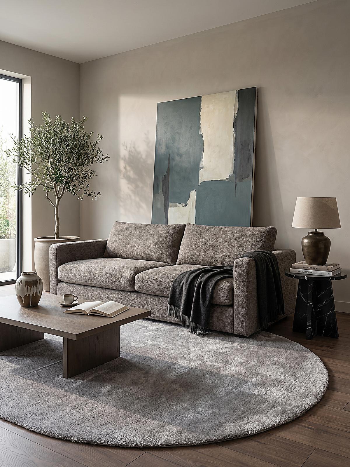HOCHFLORTEPPICH Antirutsch Uni ALDAN Polyester Grau 140 x 200 cm - Grau, Textil (140/200cm) - KADIMA DESIGN
