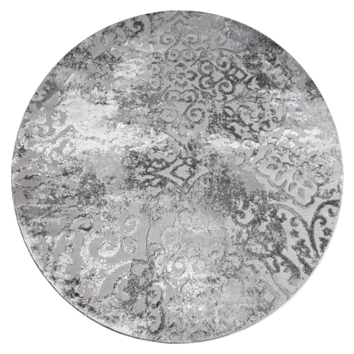 TEPPICH Mefe 100 cm - Grau, Textil (100/100cm) - rugsX