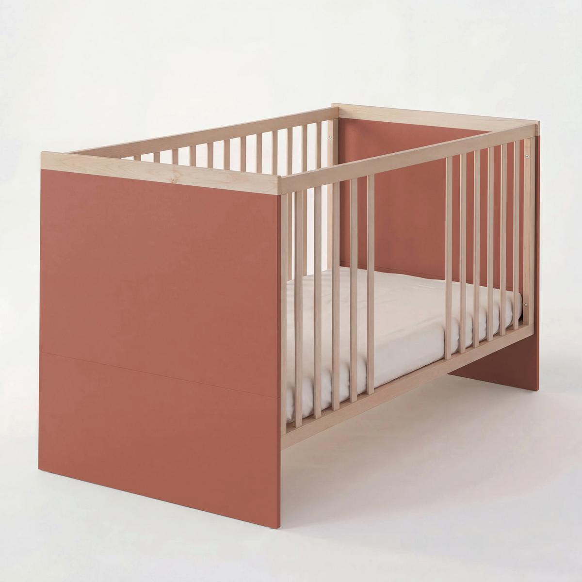 KINDERBETT Jimmy Mauve - Mauve, Holzwerkstoff (70/140cm) - Roba