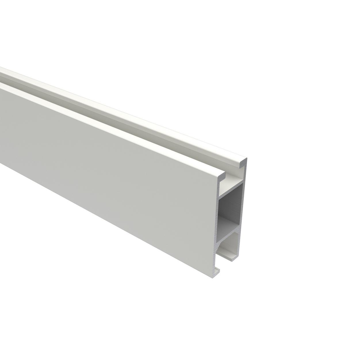 GARDINENSTANGE INNENLAUF Smartline Paxo 120 cm, 1-läufig, 14x35 mm Weiß - Weiß, Metall (120cm) - INTERDECO