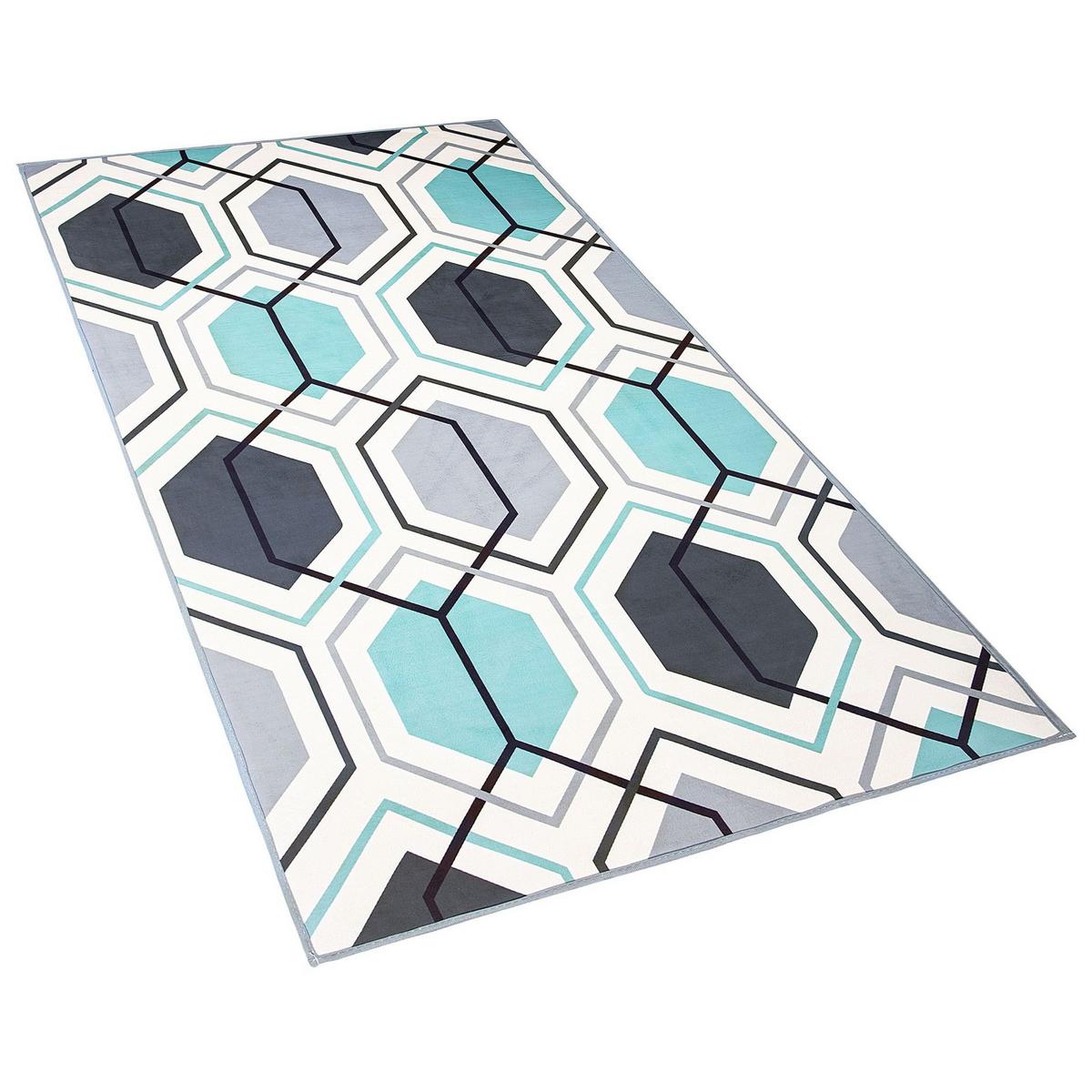 KURZFLOR-TEPPICH Giresun 150/80 cm - Multicolor, Kunststoff (80/150cm) - Beliani