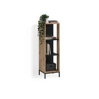 BÜCHERREGAL Aterno Viking Oak mit 3 Fächern - Eichefarben, Holzwerkstoff (36/120/36cm) - Livinity®