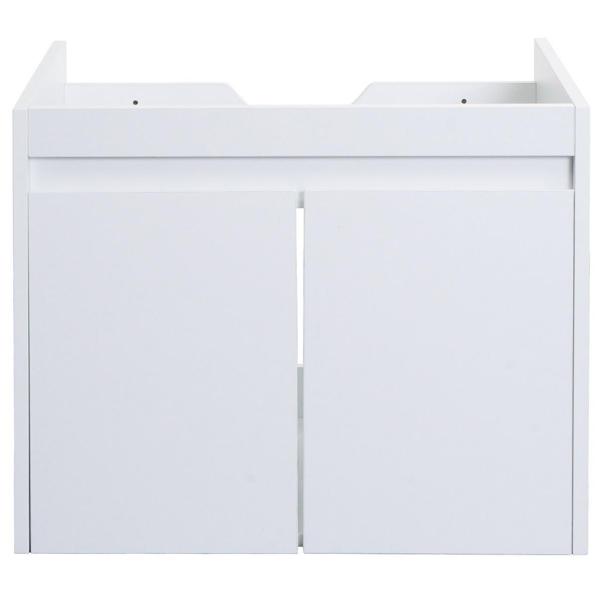 WASCHBECKENUNTERSCHRANK Weiß - Weiß, Holzwerkstoff (59/48/45cm) - MCW