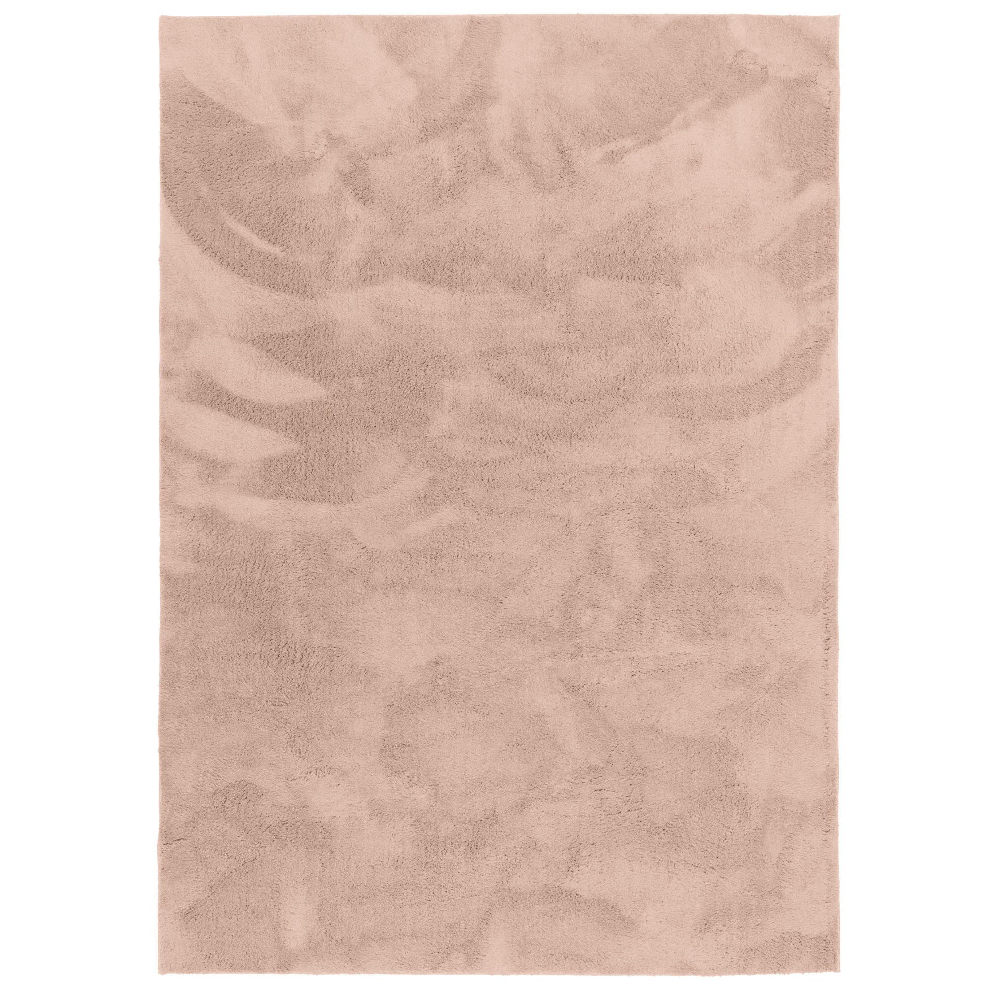 FELLTEPPICH SUPER SOFT PEARL - Altrosa, Textil (120/170cm) - Pergamon