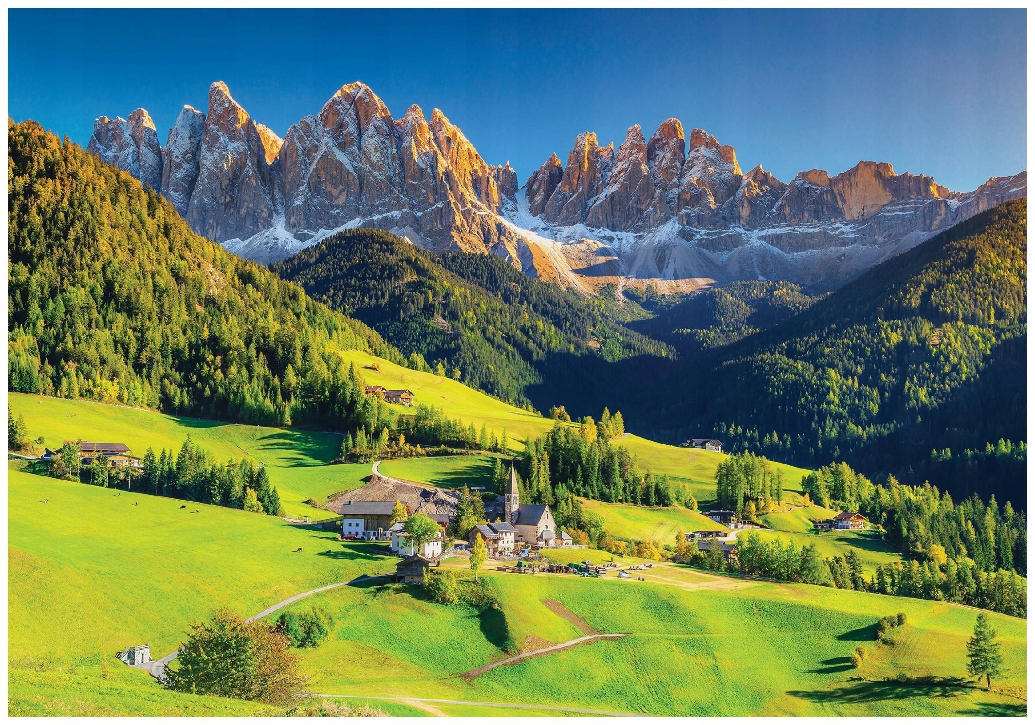 FOTOTAPETE Berge Natur Vliestapete Tapete 400x280 - Multicolor, Papier (400/280cm) - Wallarena