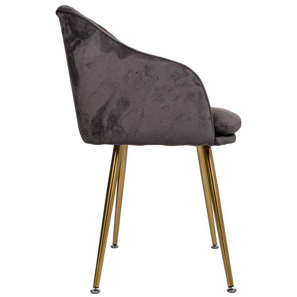 STUHL aus Holz, grau, 55x56x48cm - Grau, Textil (55/78/56cm) - Wanderlust