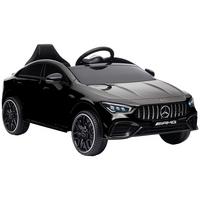 KINDER Elektroauto 12V Kinderauto mit Fernbedienung, Musik, bis 5 km/h Schwarz - Schwarz, Metall (110/61/45cm) - AIYAPLAY