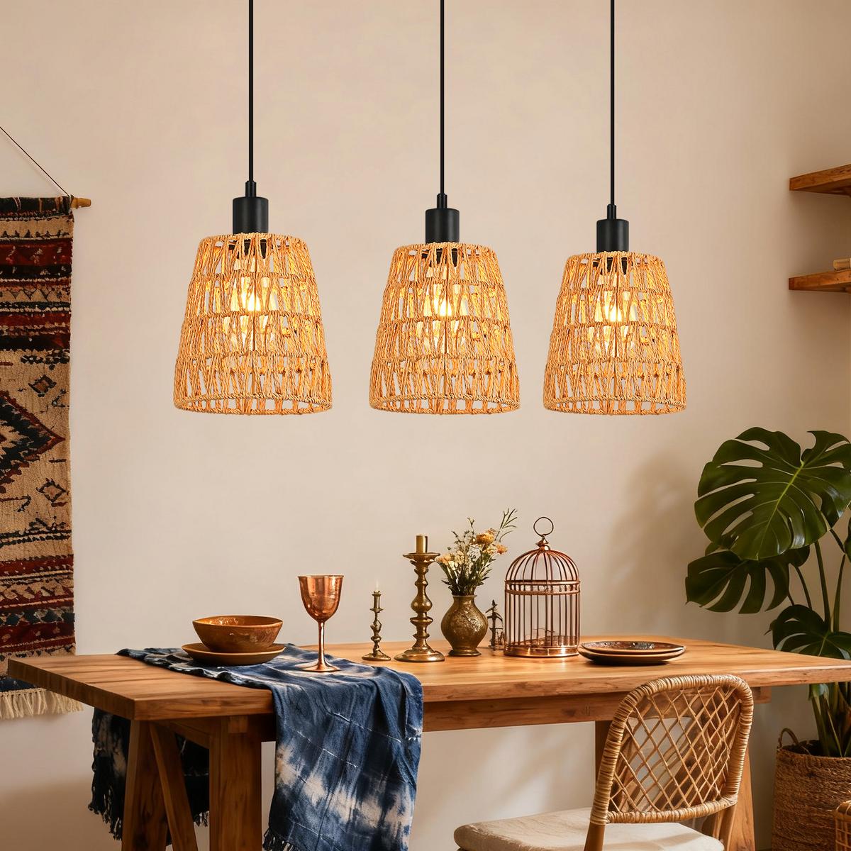 PENDELLEUCHTE Benedict 70/56/120 cm - Braun, Metall (70/56/120cm) - ZMH