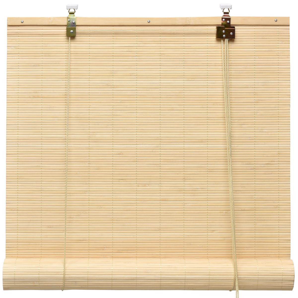 BAMBUSROLLO SolDecor B86 100x160cm Natur - Naturfarben, Holz (100/160cm) - Sol Royal