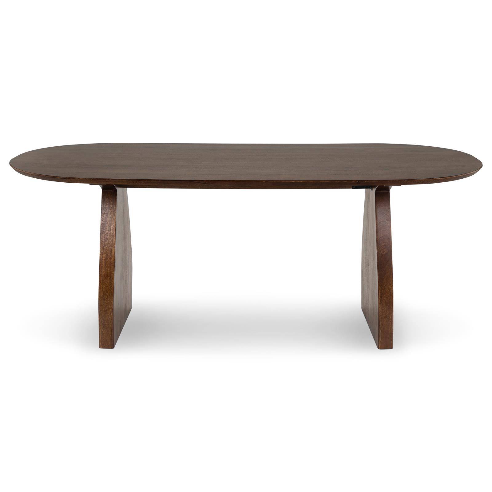 ESSTISCH AKOLA braun - Braun, Holz (90/200/76cm) - IDIMEX