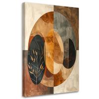 LEINWANDBILD Abstraktion 30x45cm - Beige, Textil (30/45cm) - Feeby