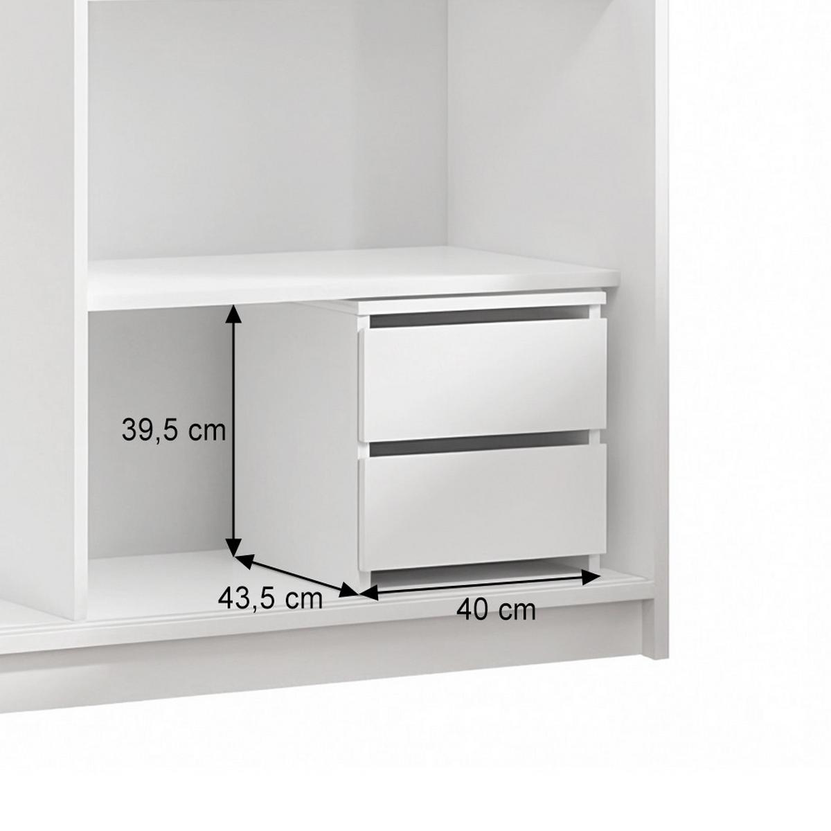 SCHWEBETÜRENSCHRANK Donatello mit 2 Türen und Schubkasteneinsatz, 160 cm, Schwarz+eiche Artisan - Schwarz/Eiche Artisan, Holzwerkstoff (160/205/60cm) - Beautysofa