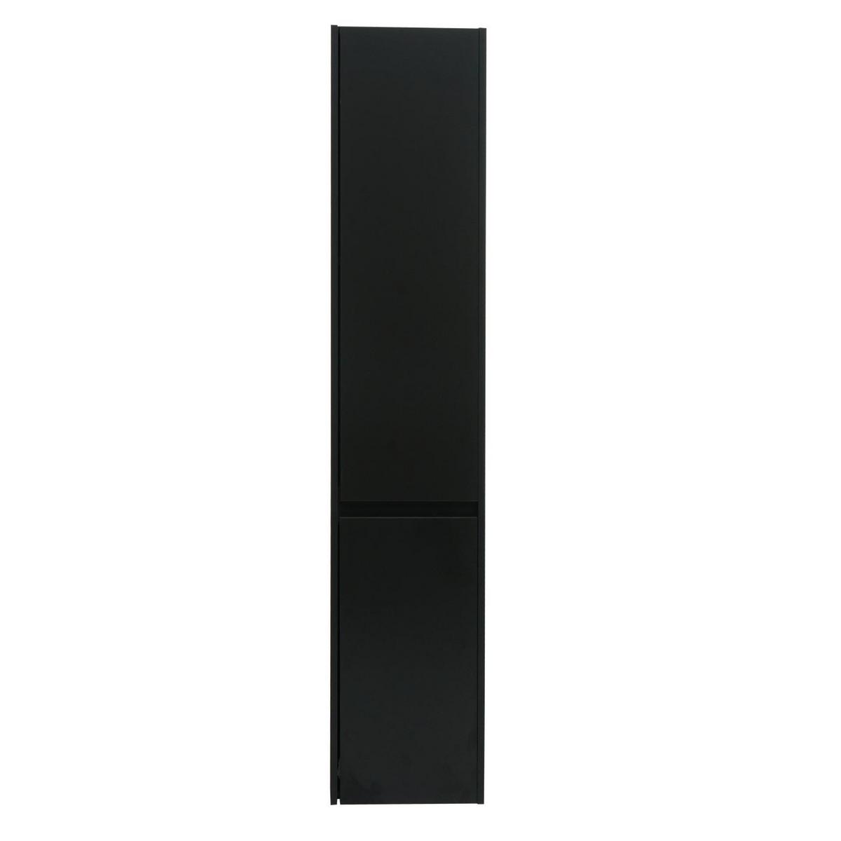 HÄNGESCHRANK Schwarz - Schwarz, Holzwerkstoff (33/160/28cm) - MCW
