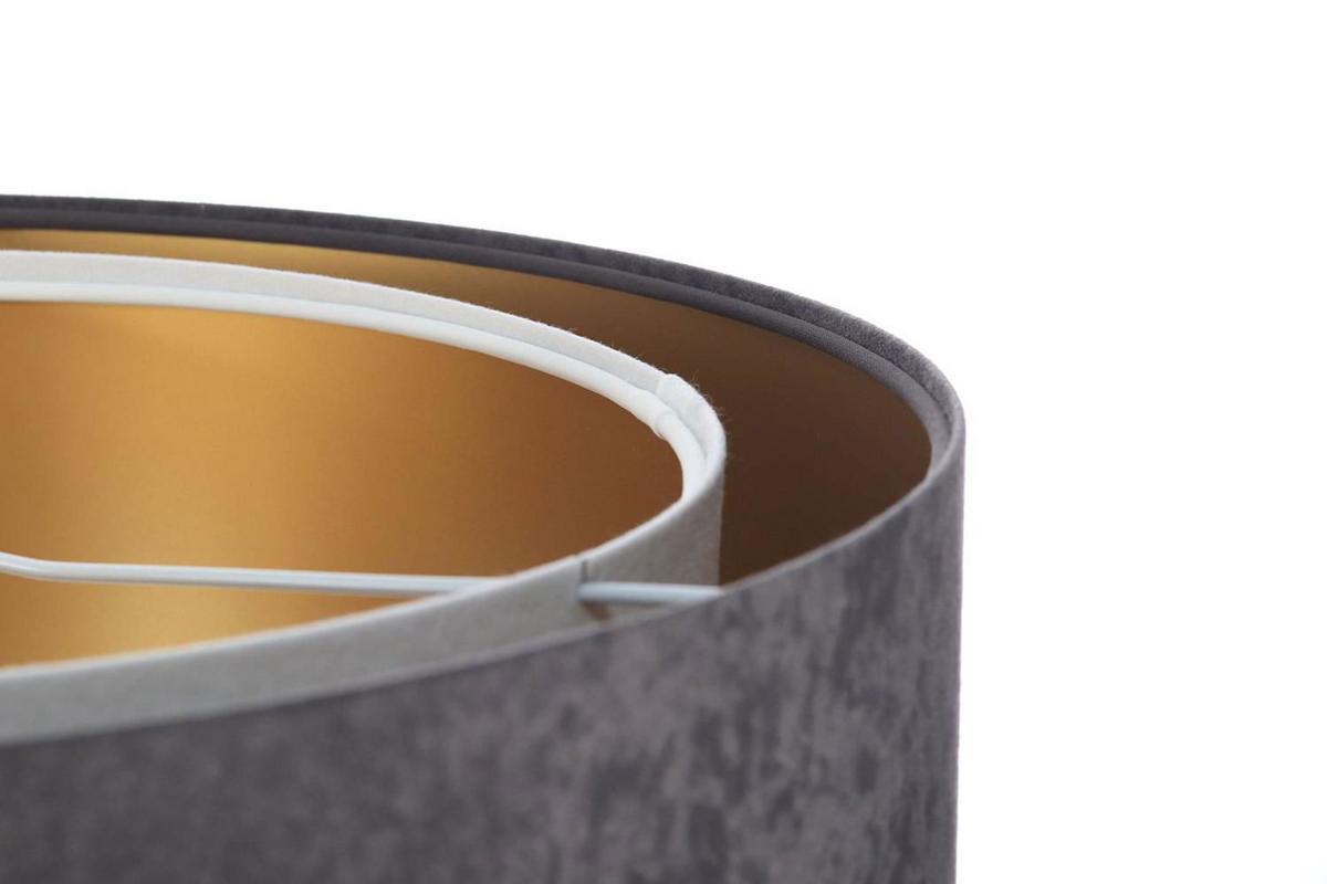 HÄNGELEUCHTE Grau 50/23 cm - Weiß, Kunststoff (50/1.3/23cm) - ONZENO