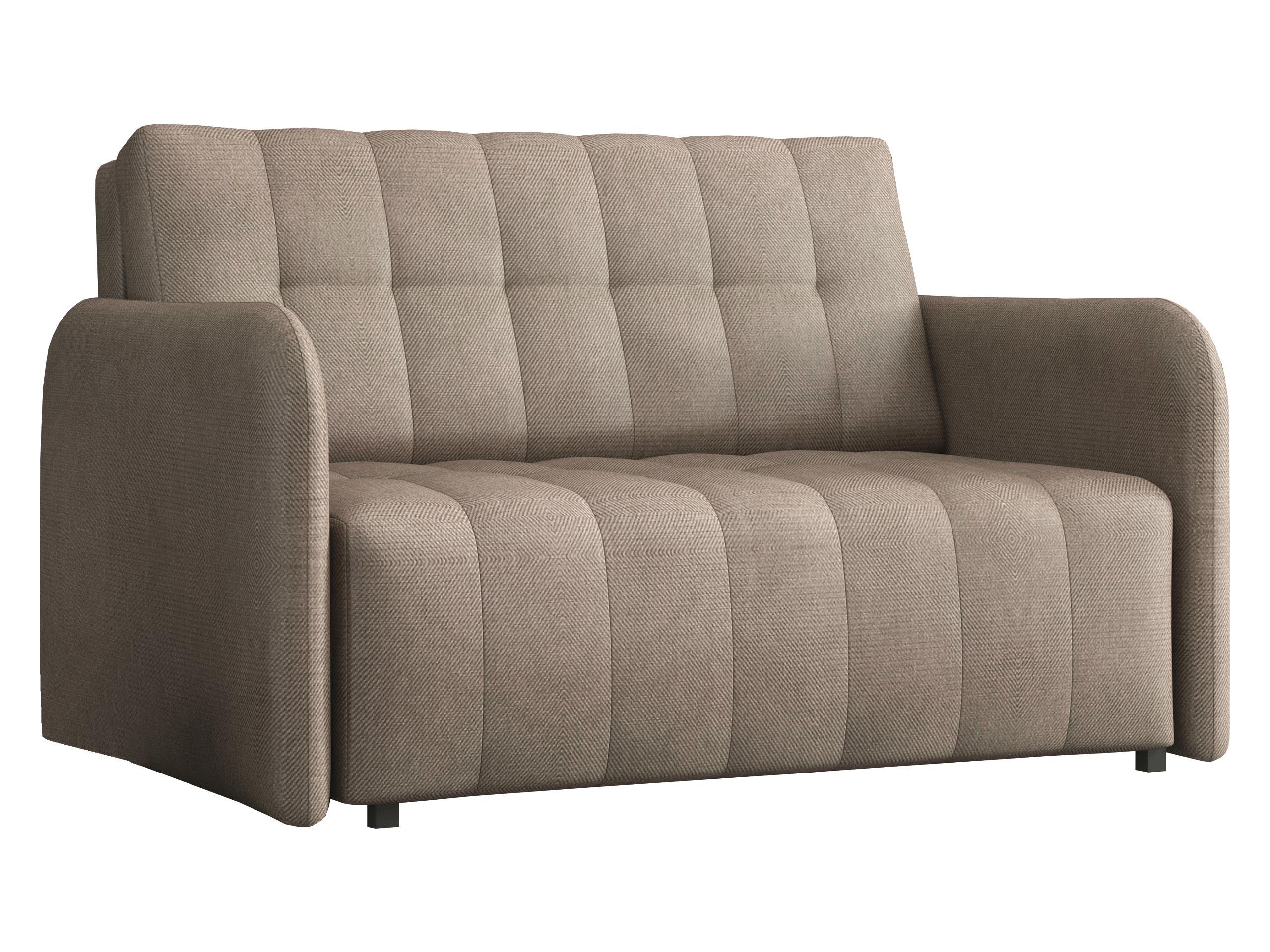SCHLAFSOFA Viva Grand II - Hellbraun/Schwarz, Holz/Kunststoff (125/85/95cm) - MIRJAN24