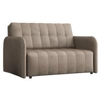 SCHLAFSOFA Viva Grand II - Hellbraun/Schwarz, Holz/Kunststoff (125/85/95cm) - MIRJAN24