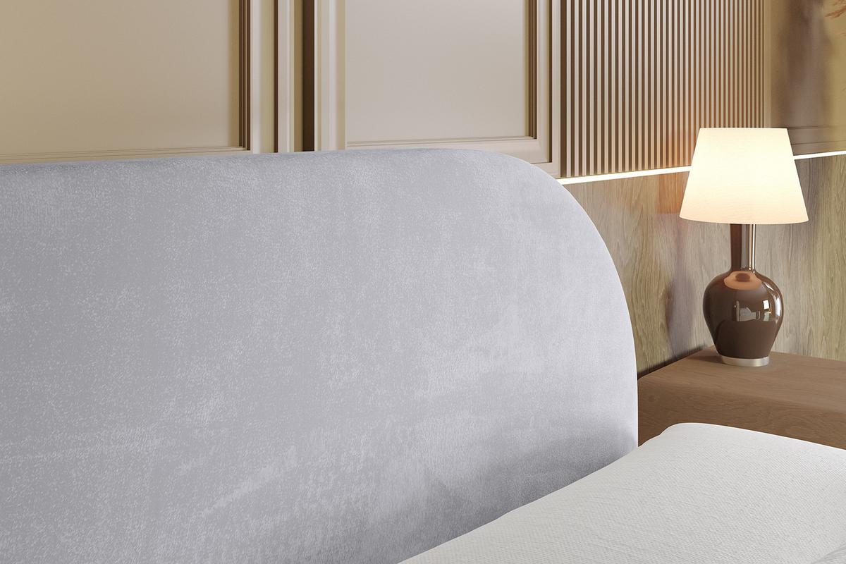 BOXSPRINGBETT mit Matratze und Lattenrost - NOX-Z KING-200x200 - Grau Monolith - Grau, Holzwerkstoff (200/200cm) - ALTDECOR