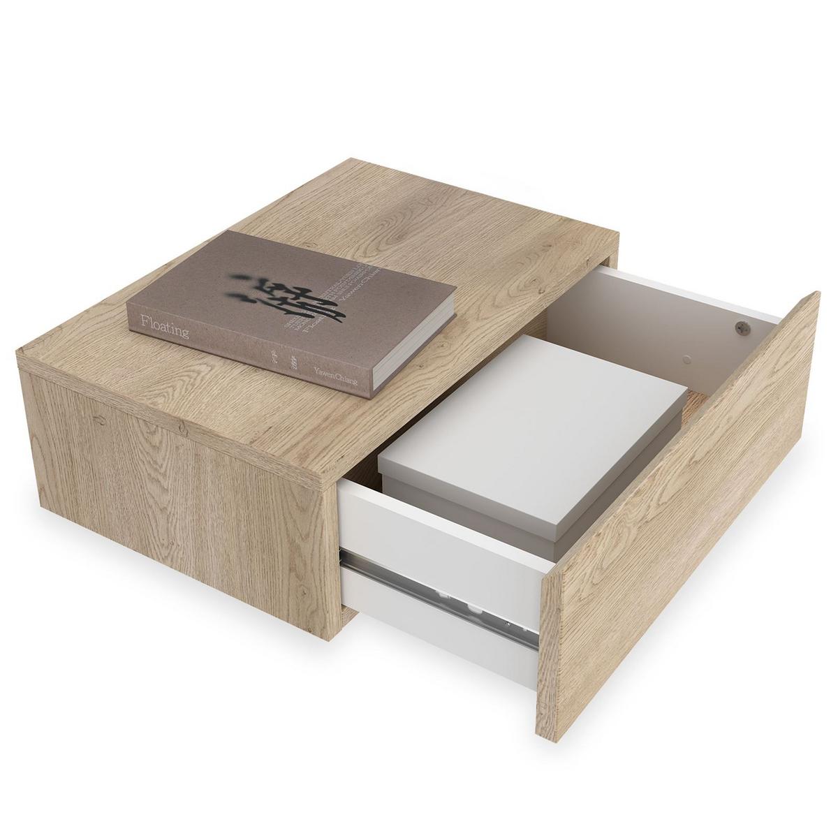 HÄNGENDER NACHTTISCH ANNE - Sonoma Eiche, Holzwerkstoff (42/14/30cm) - CARO-Möbel