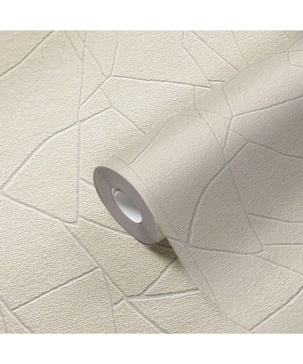 VLIESTAPETE Beige 53/1005 cm - Beige, Textil (53/1cm) - KUNSTLOFT