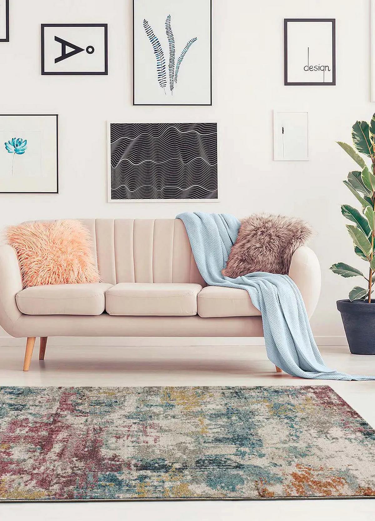 KURZFLORTEPPICH Mehrfarbig Balaki 120/170 cm - Multicolor, Textil (120/170cm) - Atticgo