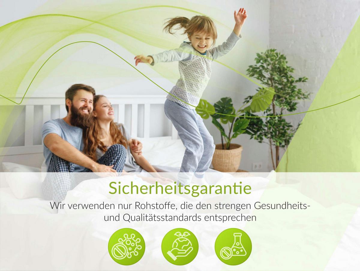 FEDERKERNMATRATZE NOVA - 140/200 - H3/H4 - Sivo - Weiß, Textil (140/200cm) - MKS
