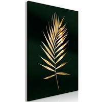 KUNSTDRUCK Gold 60/90 cm - Goldfarben/Schwarz, Textil (60/90cm) - KUNSTLOFT