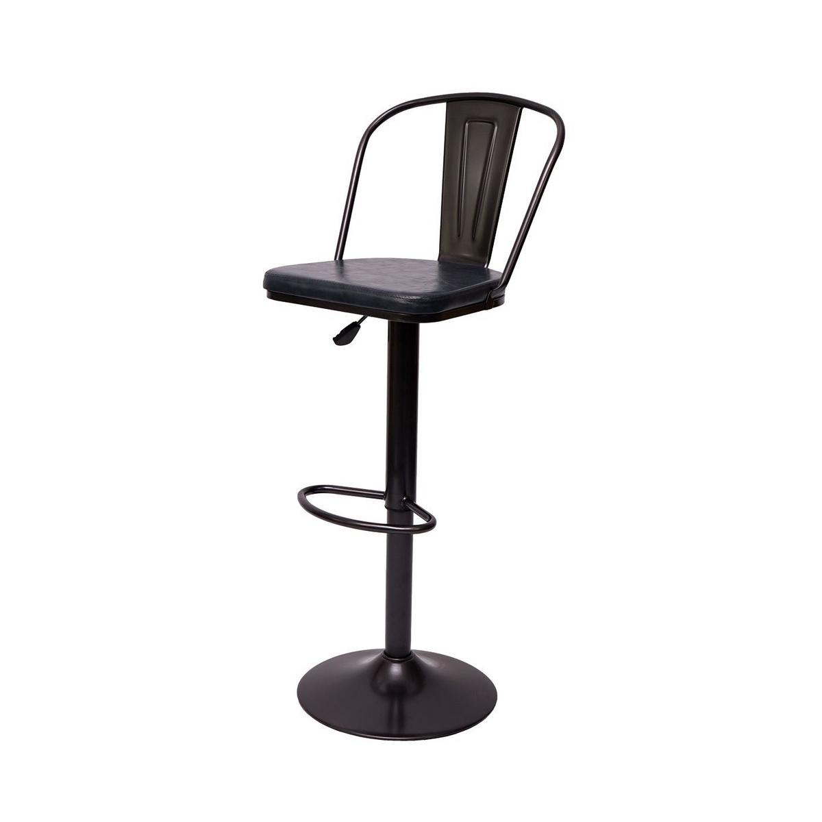 BARHOCKER H10A Schwarz, Grau 2er-Set - Schwarz/Grau, Textil (43/112/42cm) - MCW