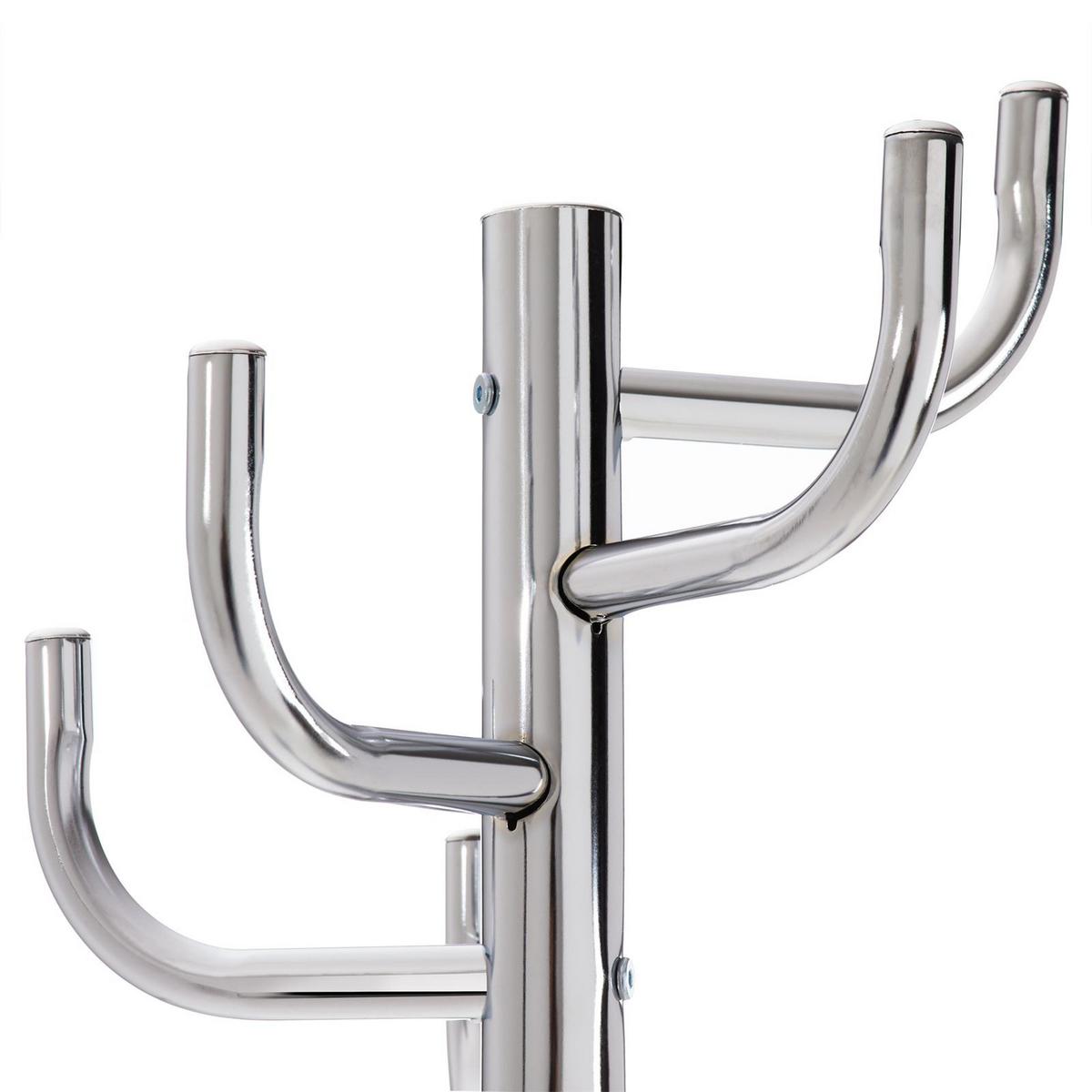KLEIDERSTÄNDER MILA chrom - Chromfarben, Metall (30/174/30cm) - IDIMEX