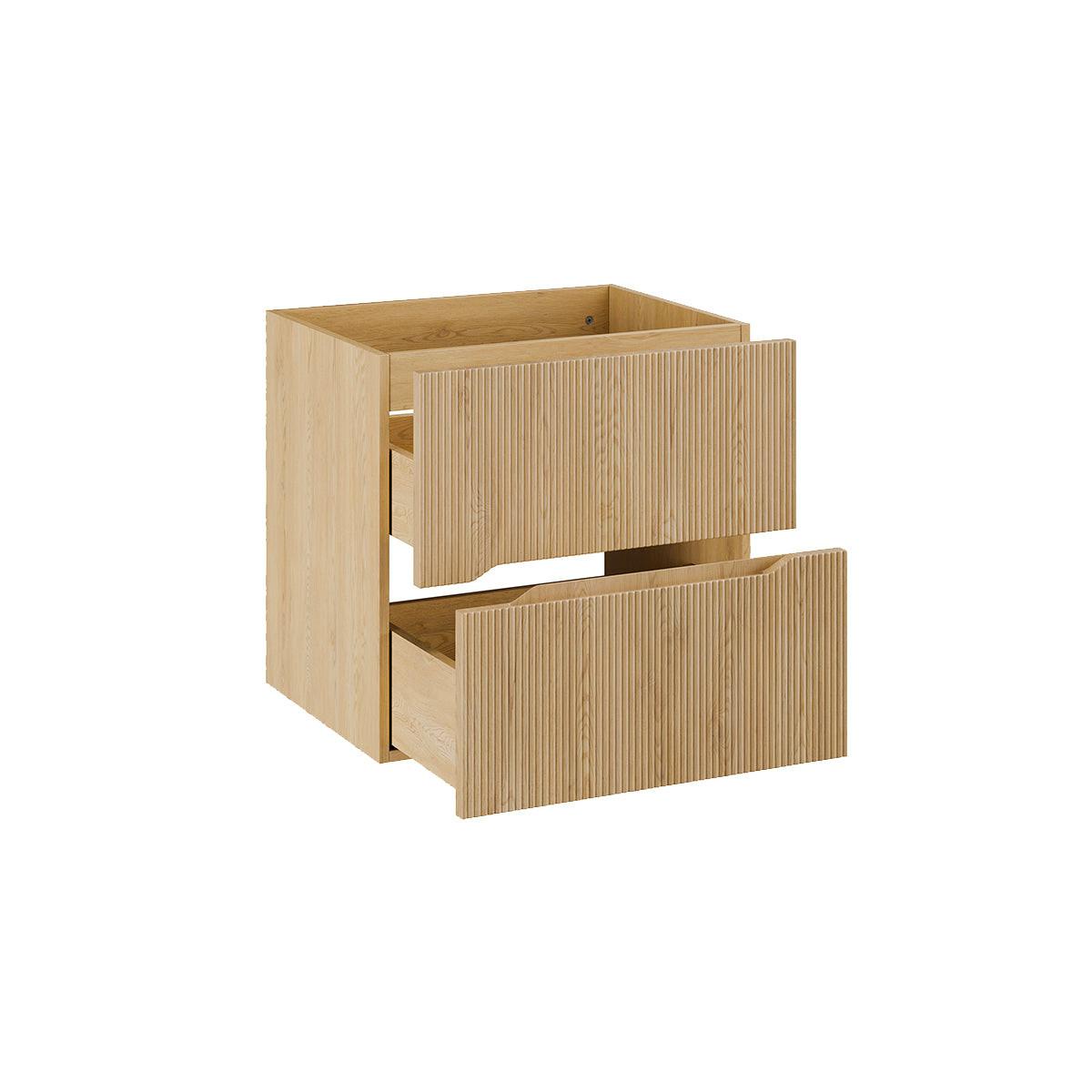 WASCHTISCHUNTERSCHRANK 120.6cm Isaline Helle Eiche - Braun, Holzwerkstoff (120.6/59/46cm) - Petits-meubles