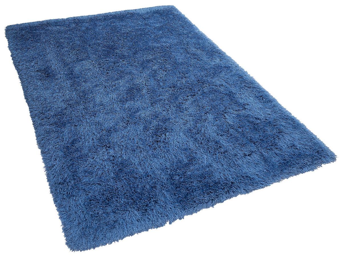 SHAGGY-TEPPICH Cide 300/200 cm - Blau, Kunststoff (200/300cm) - Beliani