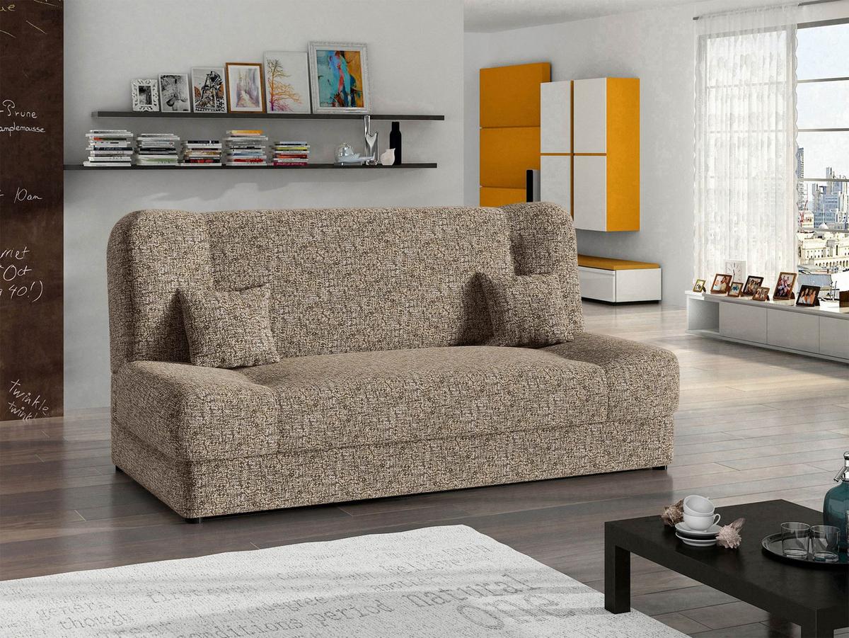 SCHLAFSOFA Jonas - Beige, Holz/Textil (195/86/87cm) - MIRJAN24