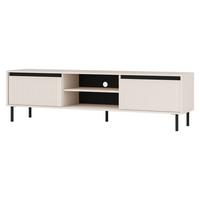 LOWBOARD OSTIA 178,6x40x50 cm mit 2 Schubladen für Wohnzimmer Modern Beige - Beige, Holzwerkstoff (178.6/50/40cm) - MASSENO