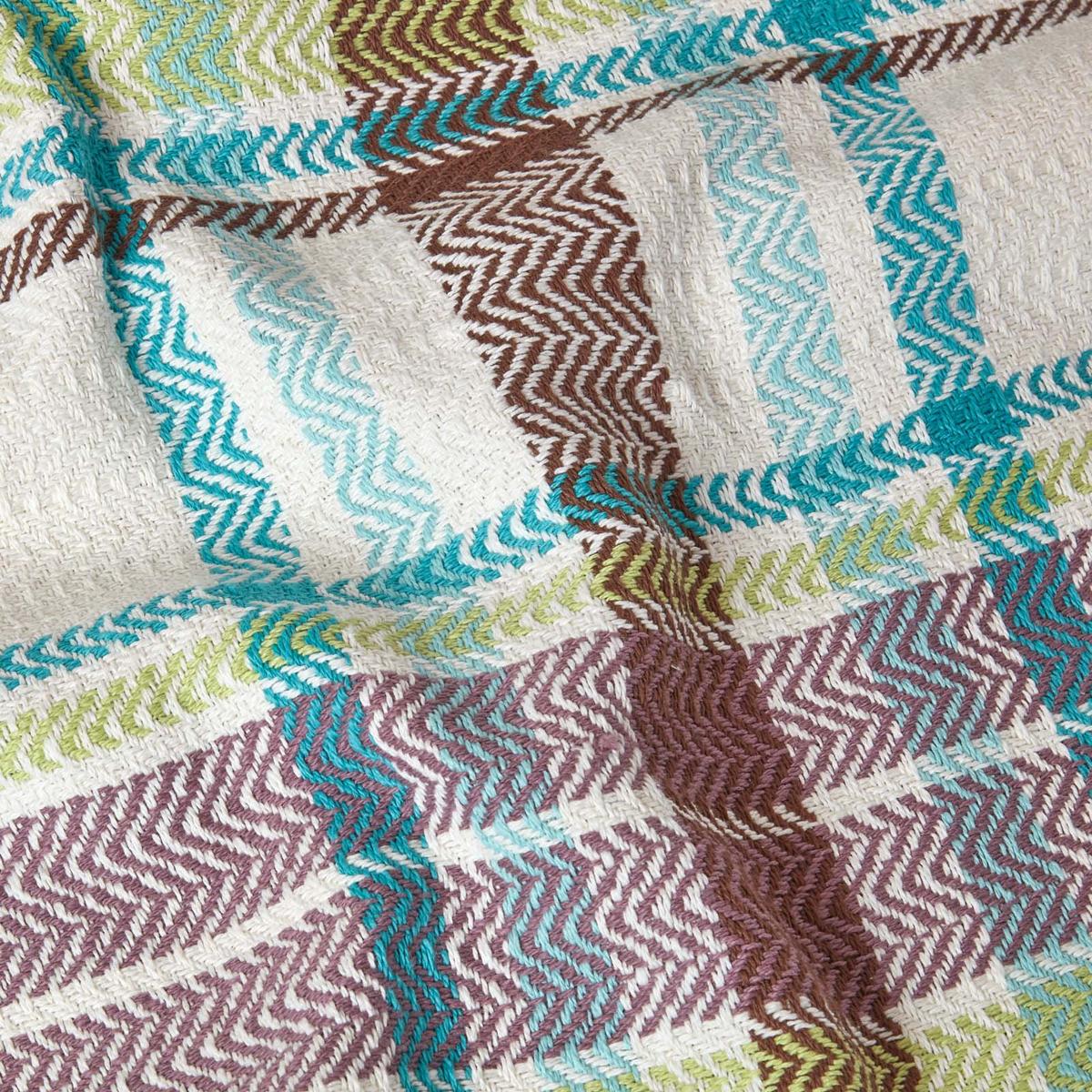ÜBERWURF Falun 255/360 cm, Schottenkaro, 100% Baumwolle - Grün, Textil (255/360cm) - Homescapes