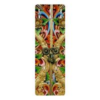 WANDGARDEROBE - Golden Gate Modern mit Muster 34/105 cm - Multicolor, Holzwerkstoff (34/105/1.6cm) - Bilderwelten